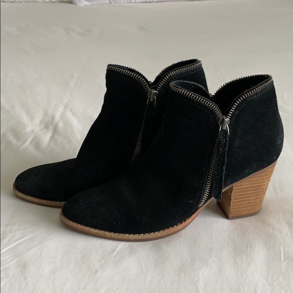 Black Suede Booties